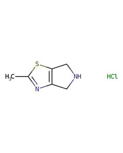 Astatech 2-METHYL-5,6-DIHYDRO-4H-PYRROLO[3,4-D]THIAZOLE HYDROCHLORIDE; 1G; Purity 95%; MDL-MFCD11506339